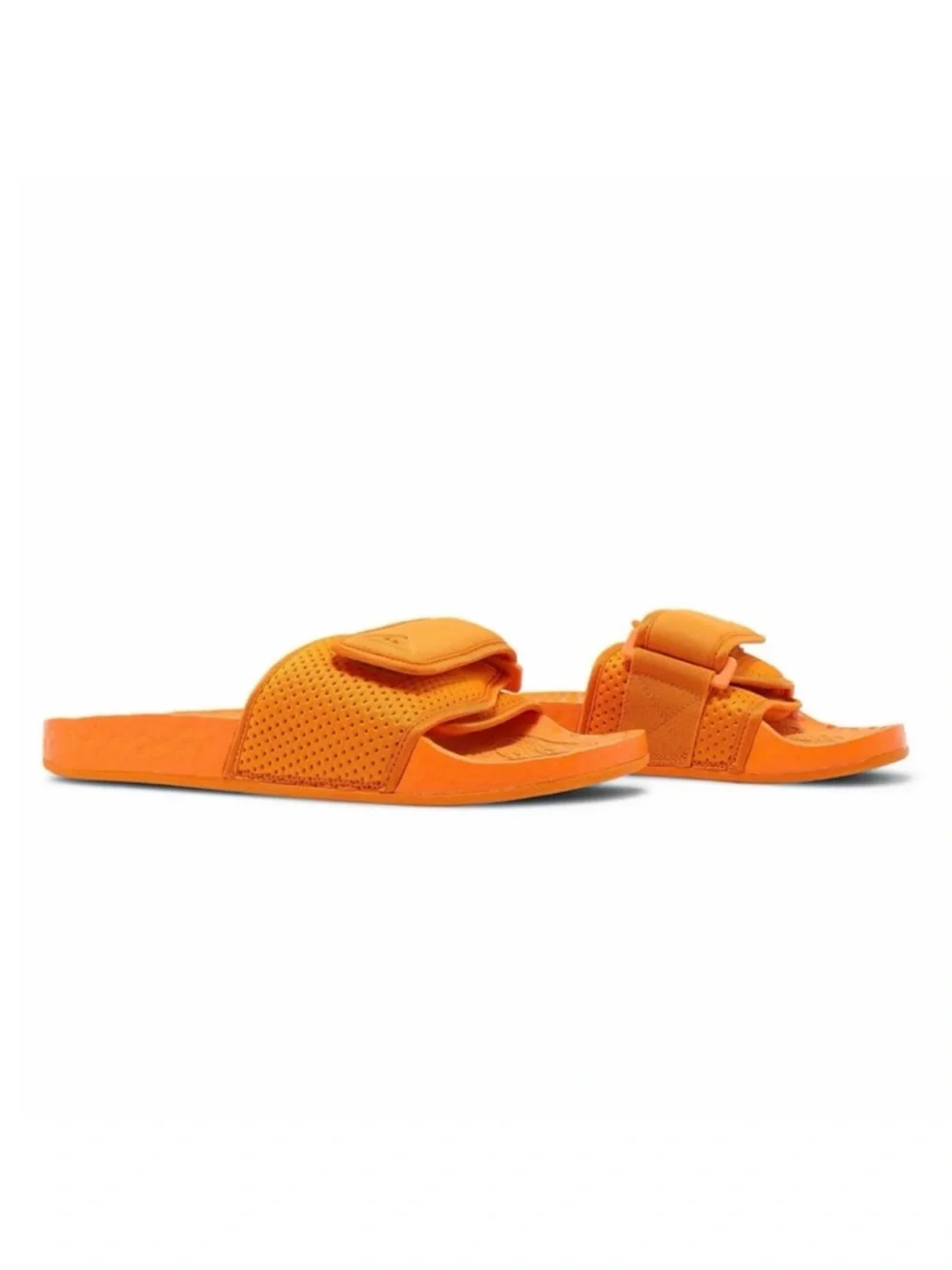 adidas Pharrell Boost Orange Slides Size US Men’s 10 (Deadstock)